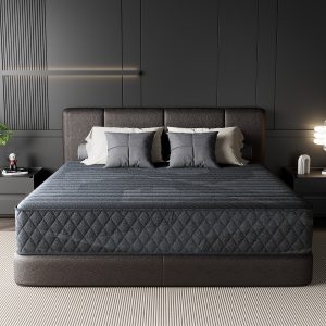 LIBORIA Queen Mattress, 12 inch Hybrid Mattress with Cooling Gel Memory Foam in a Box, Pressure Relief, CertiPUR-US Certified