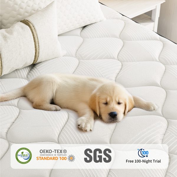 Mattress, Cooling Gel Memory Foam and Individual Pocket Spring