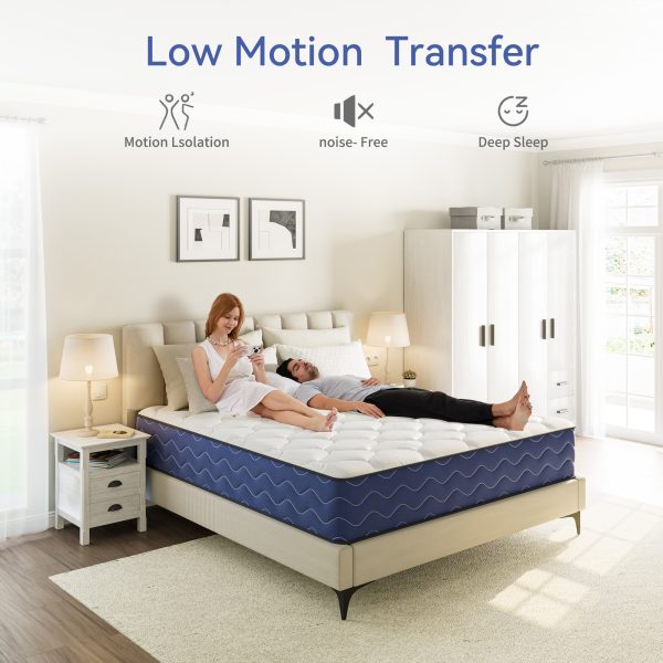 Mattress, Cooling Gel Memory Foam and Individual Pocket Spring