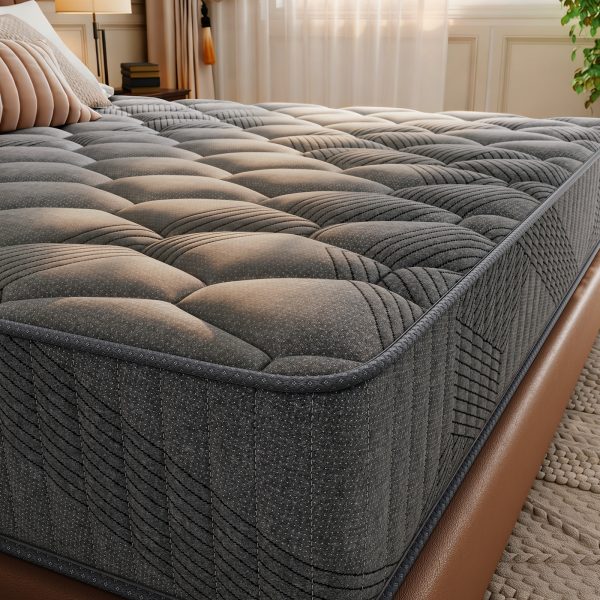 Babo Care Queen Hybrid Mattress, 12 inch Cooling-Gel Memory Foam and Individually Pocket Innerspring Mattress, CertiPUR-US Certified,Queen Size Mattress